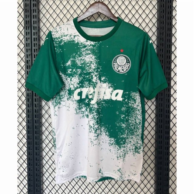 Camiseta De Fútbol Clásica De Colección De Manga Corta Panamera Special Verde Y Blanca De Verano 24-25XXL