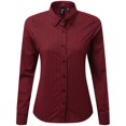 thumbnail image 1 of Premier Womens Maxton Gingham Long-Sleeved Shirt, 1 of 3