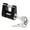 Black, variant on Anti-theft Trailer Hitch Lock Trailers Coupler Padlock Hook Connector Tongue Locks Hitch Security Protector Zinc Alloy 1/4 Inch ,Durable Material
