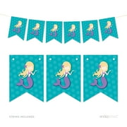 Pennant Party Banner Nautical Mermaid