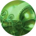thumbnail image 1 of Ahgly Tapis d'Intérieur Lavable en Machine Carré Vert Émeraude Profond, 3 Pieds Carré, 1 of 7
