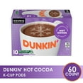 thumbnail image 2 of (60 Count) Dunkin' Milk Chocolate Hot Cocoa, K-Cup Coffee Pods, 2 of 12