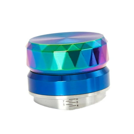 

58.35mm Coffee Distributor Press Stainless Steel Leveler Tool Coffee Hammer Tool Directional Tool - Colorful