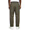thumbnail image 7 of Babcutegg Big and Tall Mens Cotton Linen Pants Straight Leg Elastic Waist with Pockets Versatile Casual Trousers Size 2XL, 7 of 7