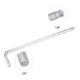 thumbnail image 3 of Unique Bargains 1/4' Ball End Hex Key Wrench, L Shaped Long Arm CR-V Repairing Tool, SAE Sizes, 3 of 5