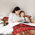 thumbnail image 5 of Castle Fairy 3-Piece Queen Size Comforter Set - Highland Cow Christmas Print, 5 of 8