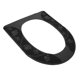 thumbnail image 4 of Four Season Universal Toilet Seat Cover Washable Silicone Non Slip Toilet Seat Cover Pad Grey, 4 of 5
