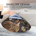 thumbnail image 4 of Yayeee Pillowcase King Size Set of 2 Satin Wrinkle Resistant Pillow Case, Cows and Flowers, 4 of 8