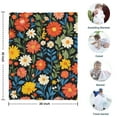 thumbnail image 4 of Pioneer Flower Blanket,Comfortable Soft Flannel Throw Blanket,All Season,Warm Lightweight Blankets for Sofa Bed Couch Living Room Chair,30"x40"(80x100cm), 4 of 4