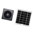 thumbnail image 1 of Accesorios para extractores de aire con energía solar: ventilación eficiente, profesional y robusta. Gris de 8 pulgadas, 1 of 9