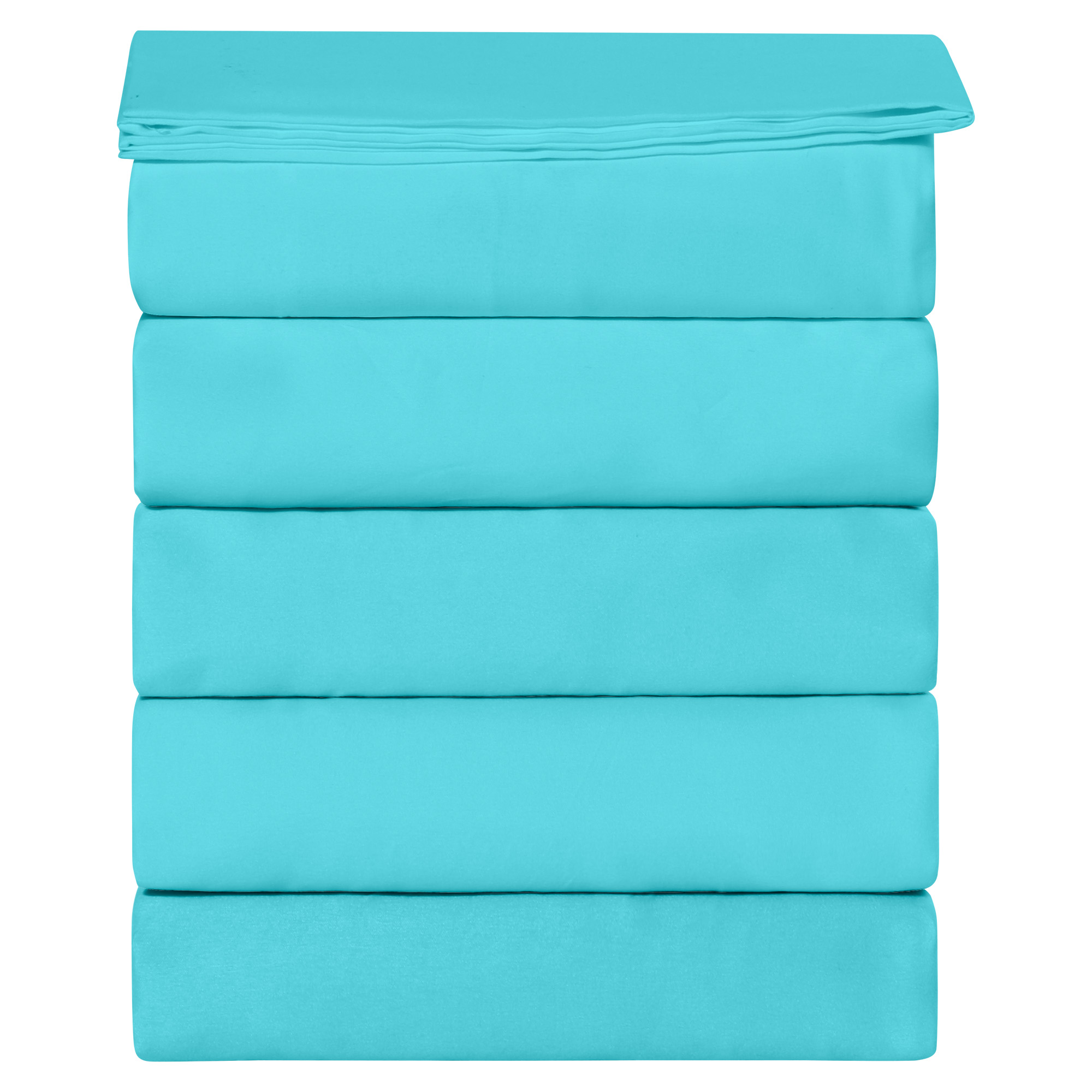 FLXXIE 1800 Count Soft Brushed Microfiber Flat Sheet, Shrinkage, Fade Resistant Bedding Top