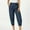 Navy, variant on SwiftWear Women's Capri Pants with Pockets - Slim Fit, Wrinkle-Resistant, Versatile Style for Office & Casual Wear