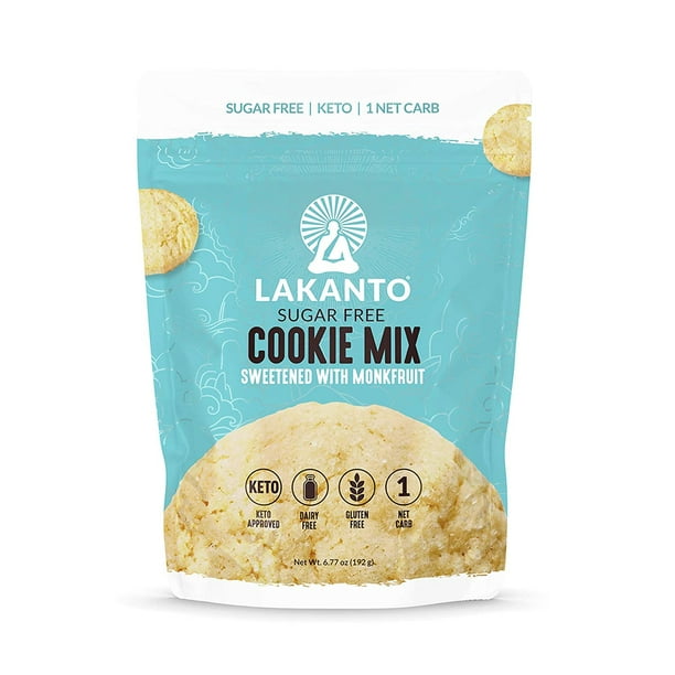 Lakanto Sugar Free Cookie Mix Monkfruit Sweetener, 1g Net Carb