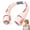Pink, variant on Neck Air Conditioner Fan, Portable Neck Fan with Dual Airflow, Bladeless Wearable Personal Cooler, Rechargeable Hands Free 3 Speeds, 360° Twistable Neck Cooler for Travel Outdoor Office