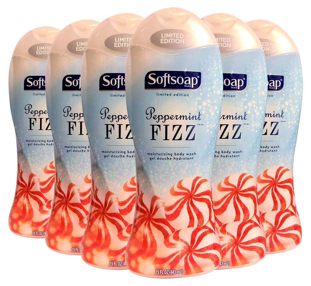 Softsoap Moisturizing Body Wash, Peppermint Fizz, Christmas Limited