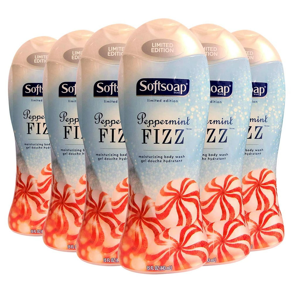 Softsoap Moisturizing Body Wash, Peppermint Fizz, Christmas Limited