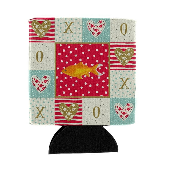 Carolines Treasures CK5473CC Goldfish Common Love Can or Bottle Hugger Can Hugger multicolor