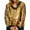 Gold, variant on Women Jacket Sequin Zipper Cropped Hooded Glitter Bomber Party Baseball Outwear Coat