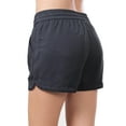 thumbnail image 4 of MixMatchy Women's Casual Elastic Band With Drawstring Waist Tencel Beach Shorts, 4 of 7