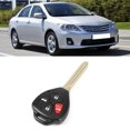 thumbnail image 2 of Herwey Car Key Fob Keyless Entry Remote Control Car Key Fob 4 Buttons Car Remote Control Key Replacement Black Fits For Toy-ota 2008-2010, 2 of 8