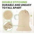 thumbnail image 5 of GFI Cotton Laundry Bags with Drawstring Closure, 4 Pack, Extra Large 24x36 Inch, Reusable for Dirty Clothes & Travel, 5 of 8