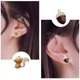 thumbnail image 2 of Asymmetrical Earrings Jewelry Pine Cone Squirrel Stud Earrings Creative, 2 of 5