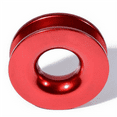 thumbnail image 2 of 2X Aluminum RECOVERY RING SNATCH-RING 41000Lb for 3/8 1/2Inch Synthetic Winch Rope RED, 2 of 8