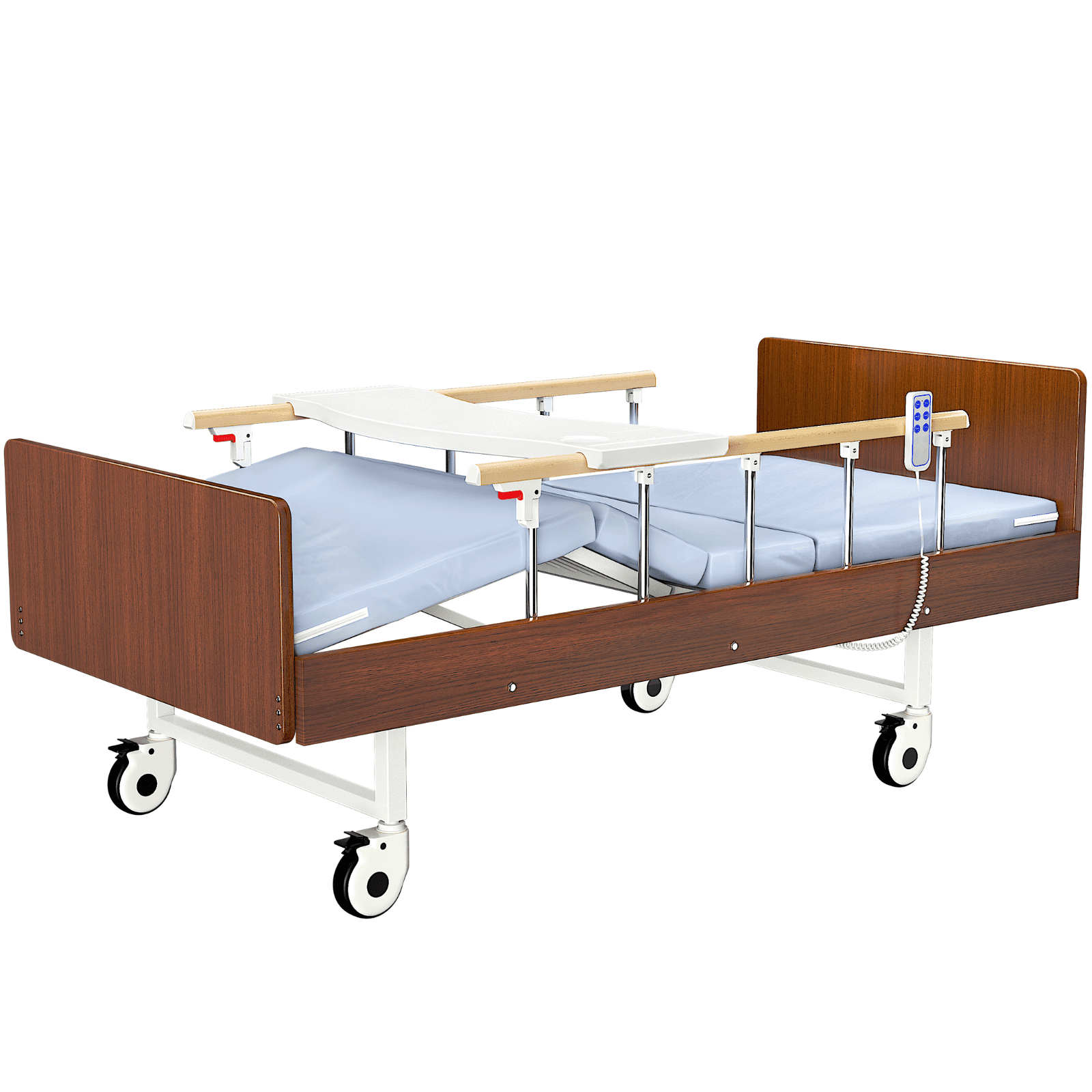 Epachois Full Electric Hi-Lo Hospital Bed for Home and Adjustable Height,36" x 75"