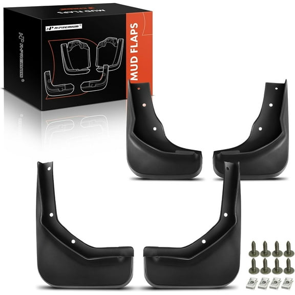 A-Premium Mud Flaps Splash Guards Replacement for Ford Escape 2013-2019 Without Running Board Front and Rear 4-PC