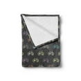thumbnail image 2 of Bicycle Soft Flannel Fleece Throw Blanket, Biking Theme Cycling Outdoors Travelling Colorful and Retro on a Dark Background, Cozy Plush for Indoor and Outdoor Use, 50" x 60", Multicolor, by Ambesonne, 2 of 5
