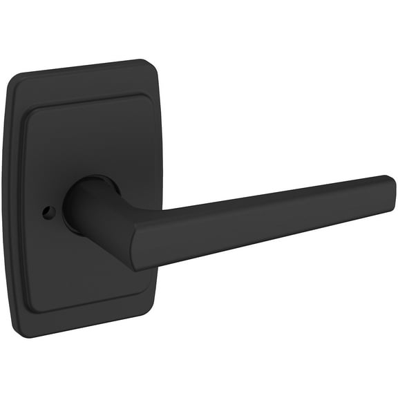 Baldwin L024.Priv L024 Privacy Door Lever Set - Black