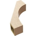 thumbnail image 6 of Ekena Millwork 5"W x 16"D x 22"H Westlake Rough Cedar Woodgrain TimberThane Knee Brace, Primed, 6 of 6