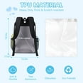 thumbnail image 6 of DAKIMOE Fashion Clear Backpack For School Women School Bookbag Heavy Duty Transparent Backpack, Clear Bookbag, 6 of 9