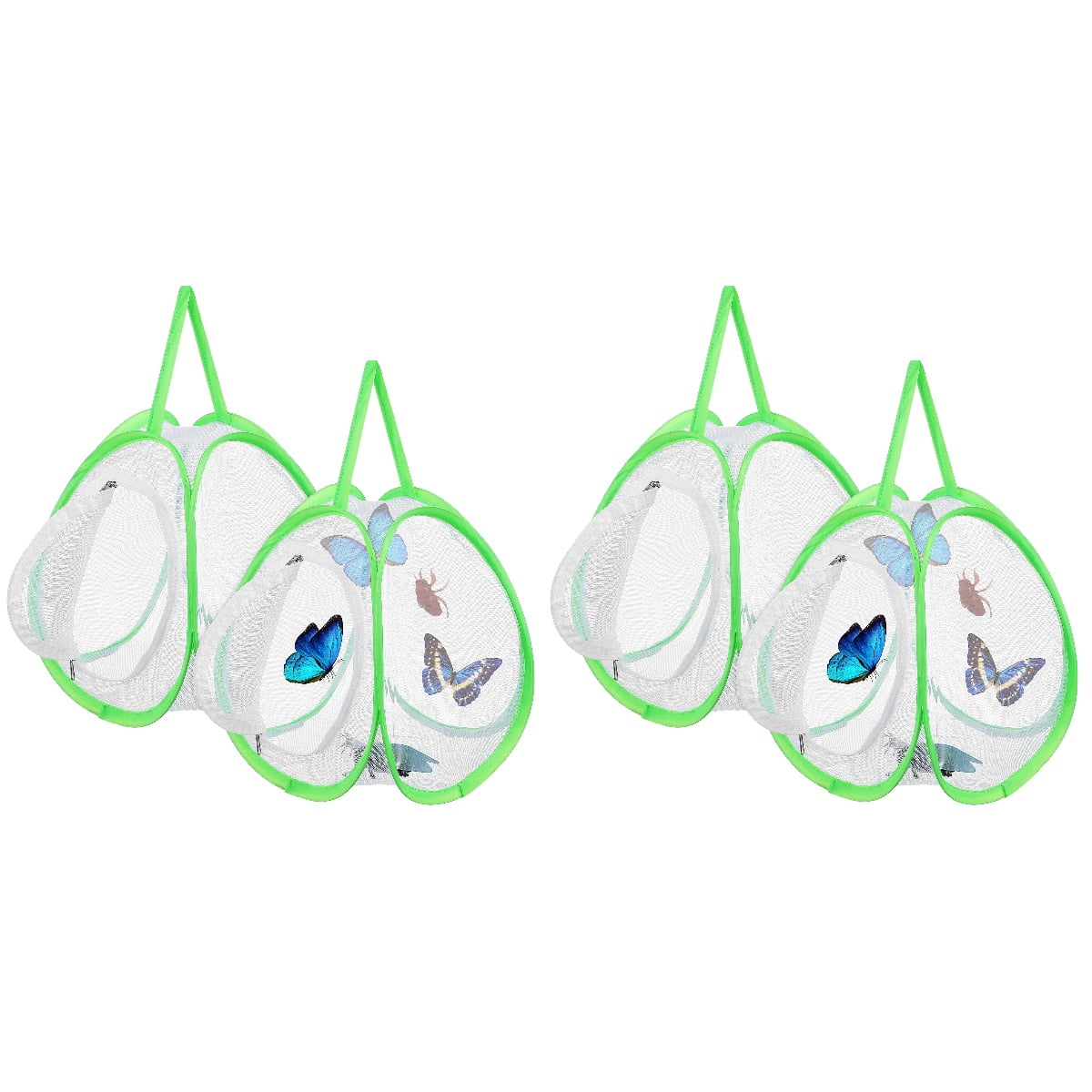 Raindrops 4 Pcs  Butterfly Habitats Butterfly Enclosure Butterfly House Butterfly Net Jumping Spider Enclosure Caterpillars Cage