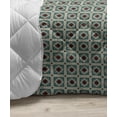 thumbnail image 3 of Geometric Down Alternative Comforter, Abstract Plain Rounds and Minimal Connecting Ornaments, Microfiber Quilt for All Season, 5 Sizes, Seafoam Amber, by Ambesonne, 3 of 3