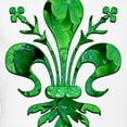 thumbnail image 3 of CafePress - Irish Green Fleur De Lis - Women's Light Pajamas, 3 of 4