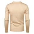 thumbnail image 4 of Vedolay Winter Sweaters for Men Knit Pullover Long Sleeve Sweater Khaki,One Size, 4 of 4