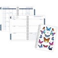 thumbnail image 4 of Petit Agenda Hebdomadaire/Mensuel 2024 À Couverture Rigide Papillon, Blanc, 4 of 4