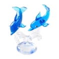 thumbnail image 3 of Dolphin Decor Dolphin Ornaments Craft Collection Sea Animal Tabletop Clear Glass C, 3 of 9