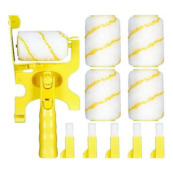 Paint Edge Roller Brush with Extension Pole for Home Room Wall CeilingWindow Painting Cleaning