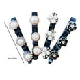 thumbnail image 5 of sunsanly 4Pcs Girl Hairpins Shining Cherry Decor Double Layer Hair Clips Lady Braid Side Bang Hair Pins Hair Accessories, 5 of 7