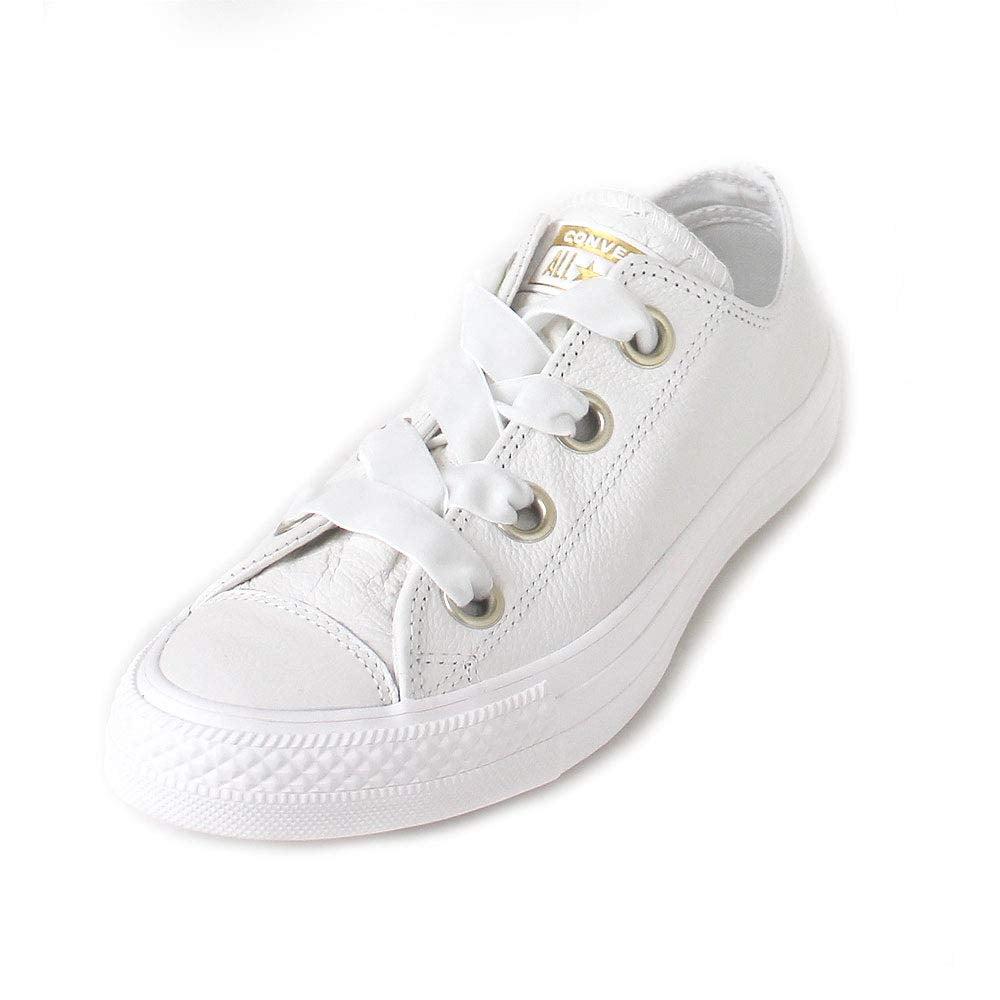 Star Big Eyelets Ox Sneakers White Gold 