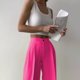 thumbnail image 2 of Pantalones para nieve Gibobby mujer pierna ancha cintura elástica alta rosa S, 2 of 5