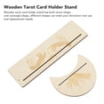 thumbnail image 3 of 2Pcs Wooden Tarot Card Stand Holder, Moon Shape And Rectangle Wooden Tarot Card Display Stand Moon Phase Card Display Stand Tarot Accessories For Witch Divination Tools, 3 of 8
