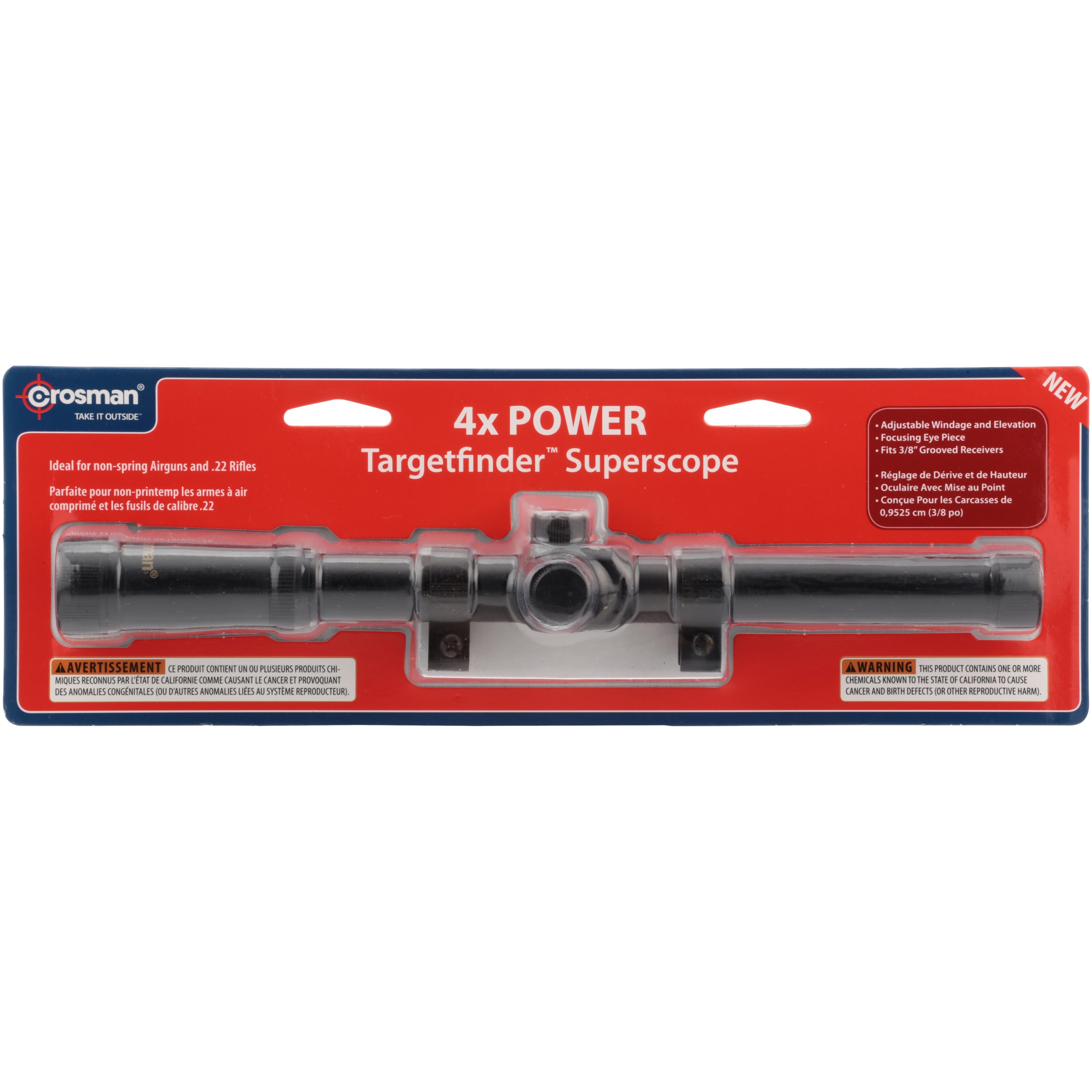 Crosman 4x15mm Airgun Scope 0410