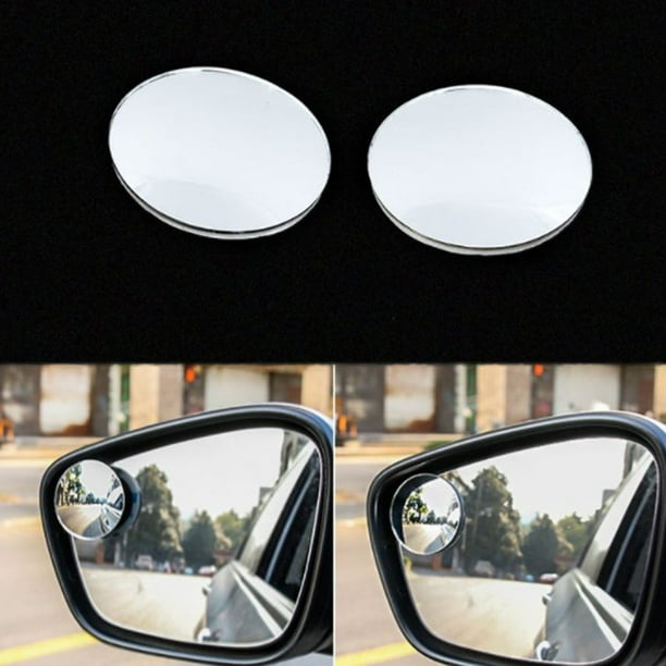 Clearance sale Auto Rearview Mirror HD Borderless Small Circular Mirror Glass 360 Degree Adjustable Blind Spot Mirror