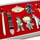 thumbnail image 2 of My Hero Academy brooch, sword, explosive, victorious, self, rice field alloy necklace, keychain, badge model set, 2 of 4