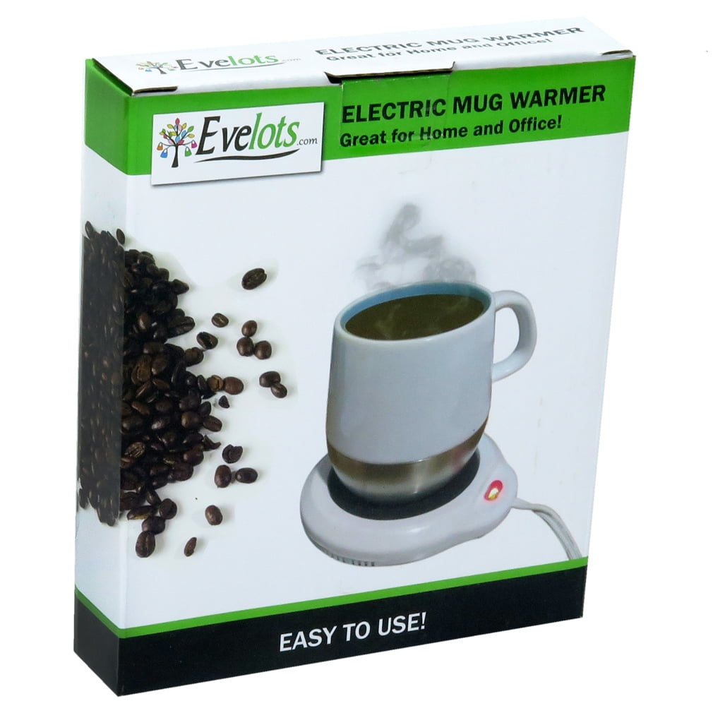 Evelots Desktop Electric Mug Warmer-Coffee//Tea//Cocoa//Soup//Scented Candles-Set//2