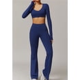 thumbnail image 3 of Conjuntos de entrenamiento for mujer, 2 piezas, sujetador deportivo, camiseta sin mangas, polainas de cintura alta, gimnasio, Yoga, ropa activa, Top de entrenamiento for mujer, 3 of 7