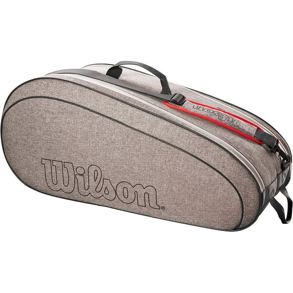 Team Tennis Racket Bag - Heather Green and Heather Grey
